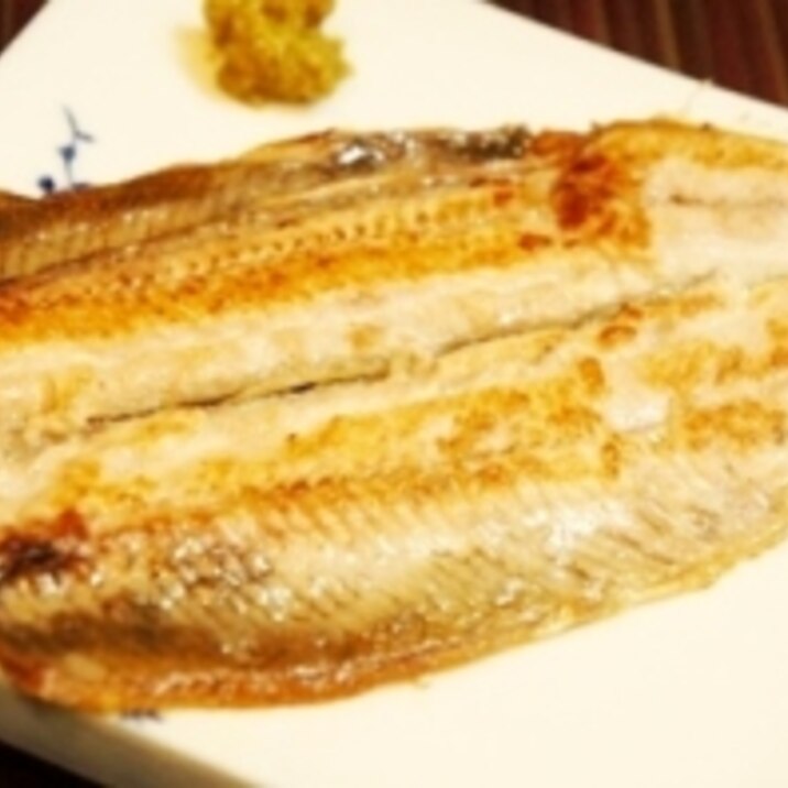 フライパンで簡単、秋刀魚の白焼き